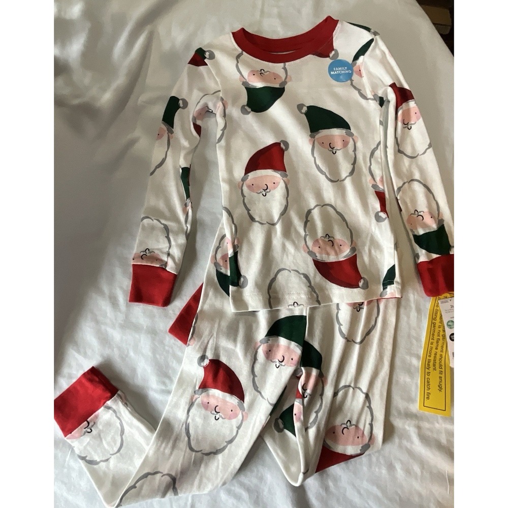 New Carter's Santa Cotton PJ Pajama Set Unisex Toddler NEW Size 3T‎